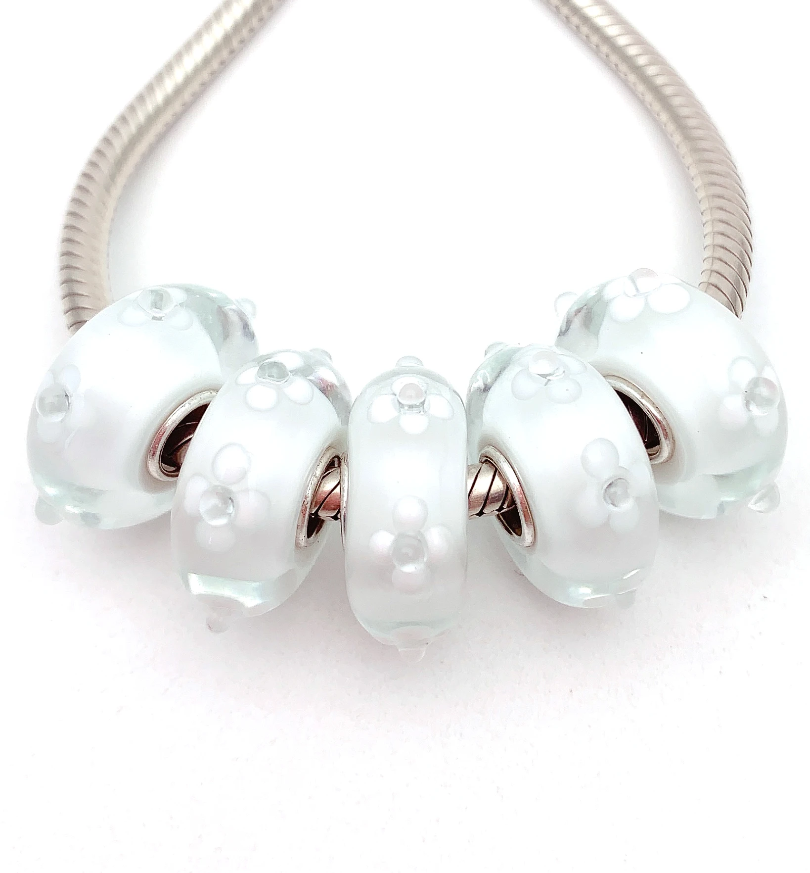 YG185 5X 100% Authenticity S925 Sterling Silver Beads Murano Glassbeads Bead Fit European Charms Bracelet Diy Jewelry Lampwork
YG185 5X 100% Authenticity S925 Sterling Silver Beads Murano Glassbeads Bead Fit European Charms Bracelet Diy Jewelry Lampwork