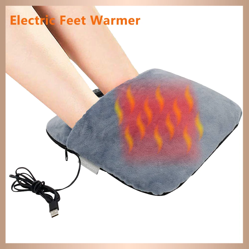 Electric Foot Warmer USB Comfortable Plush Feet Heater Heating Cushion Shoes Foot Cover Feet Warmer Pad for Winter Office Home
Electric Foot Warmer USB Comfortable Plush Feet Heater Heating Cushion Shoes Foot Cover Feet Warmer Pad for Winter Office Home