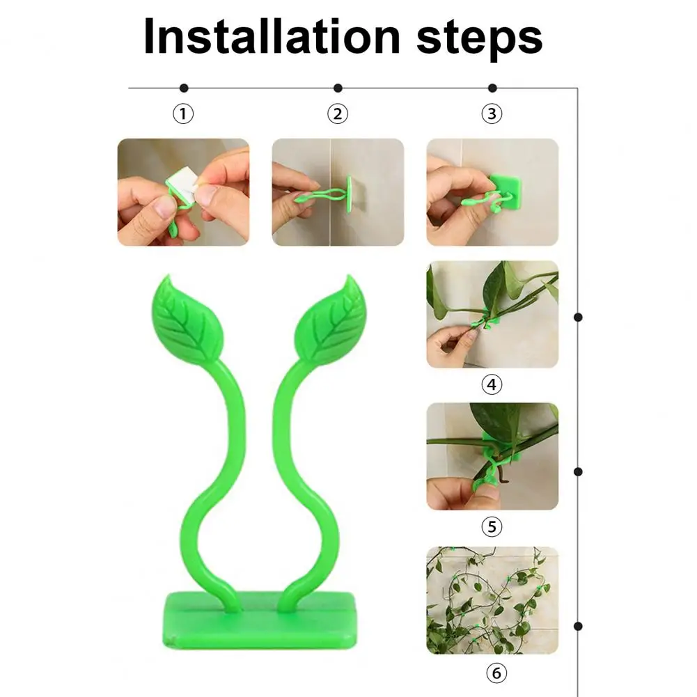 Vine Support Clips Sturdy Green Plant Clips for Climbing Vines Reliable Wall Fixture Support for Plant Climbers 100pcs Palmetto
Vine Support Clips Sturdy Green Plant Clips for Climbing Vines Reliable Wall Fixture Support for Plant Climbers 100pcs Palmetto