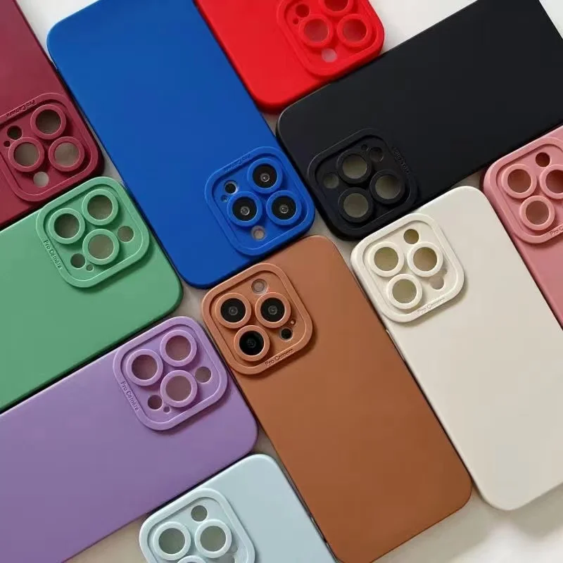 Camera Lens Protection Soft Silicone Black Phone Case For iPhone 13 12 11 Pro Max X XR XS SE 7 8 Plus Candy Colorful Cover
Camera Lens Protection Soft Silicone Black Phone Case For iPhone 13 12 11 Pro Max X XR XS SE 7 8 Plus Candy Colorful Cover