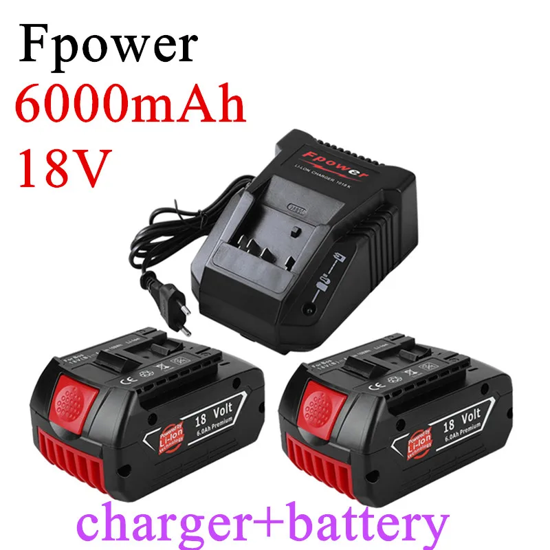 18V Battery 6.0Ah for Electric Drill 18V Rechargeable Li-ion Battery BAT609, BAT609G, BAT618, BAT618G, BAT614
18V Battery 6.0Ah for Electric Drill 18V Rechargeable Li-ion Battery BAT609, BAT609G, BAT618, BAT618G, BAT614