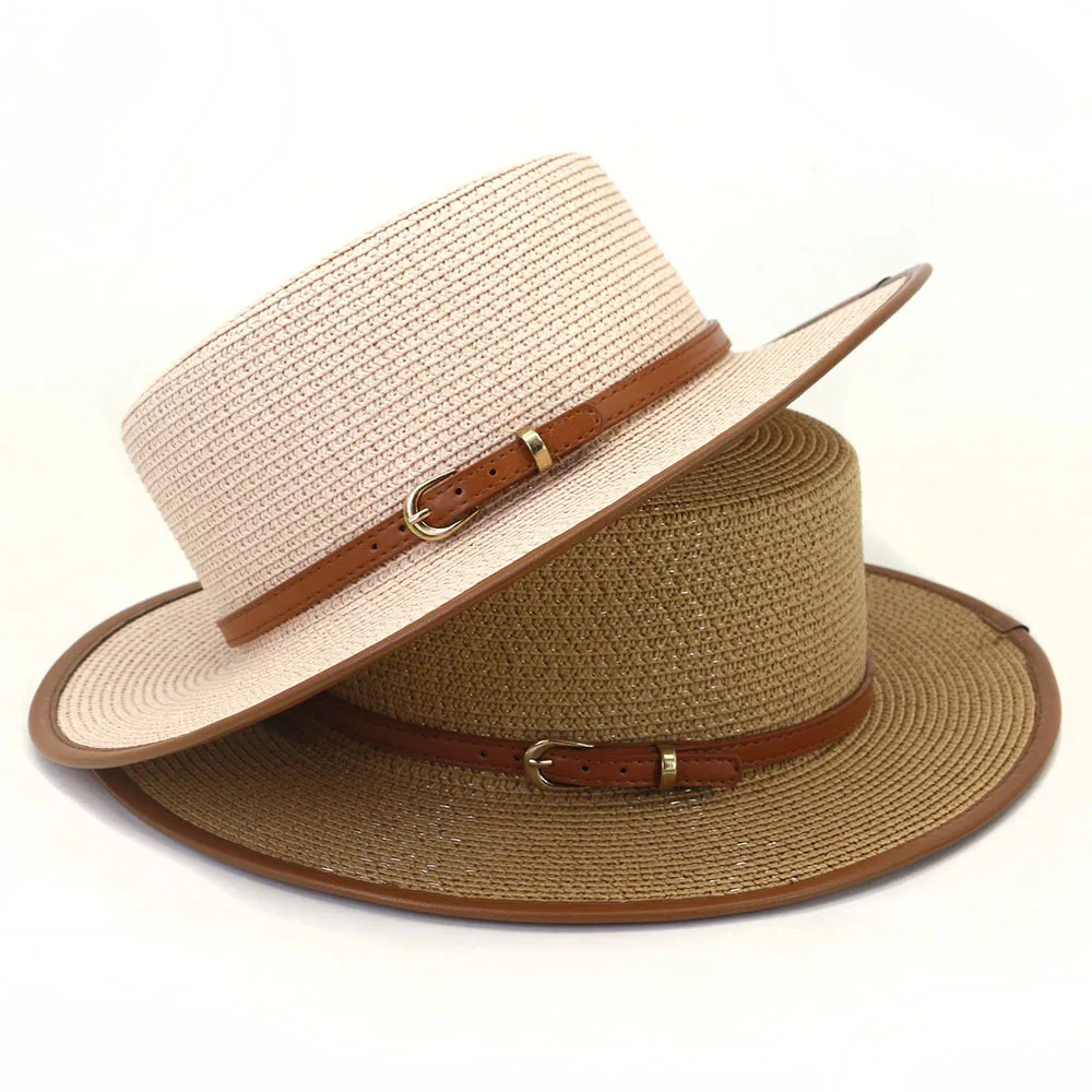Spring New Straw Hat for Women with Flat Brim Hat Wide Brim Fedora Hat with Big Brim Sun Visor Solid Casual Hat
Spring New Straw Hat for Women with Flat Brim Hat Wide Brim Fedora Hat with Big Brim Sun Visor Solid Casual Hat