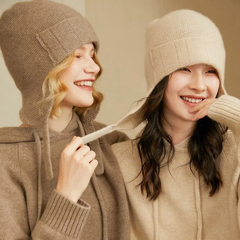 New Winter Ear Protection Pilot Hat Female Cashmere Thickened Warm Knitted cap Imitation Rabbit Fur Cold-proof Lei Feng Hat
New Winter Ear Protection Pilot Hat Female Cashmere Thickened Warm Knitted cap Imitation Rabbit Fur Cold-proof Lei Feng Hat