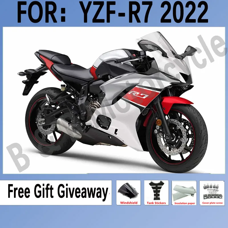 New ABS Motorcycle Fairings Kit Fit for YAMAHA YZF-R7 2022 R7 2022 Bodywork Fairings Set White Red
New ABS Motorcycle Fairings Kit Fit for YAMAHA YZF-R7 2022 R7 2022 Bodywork Fairings Set White Red