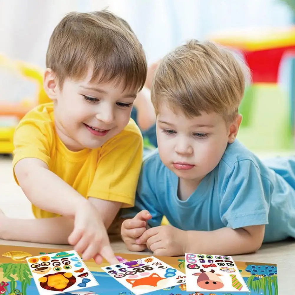 Make A Face Sticker Sheets Animal For Kids Child Teacher Children Children Gifts Children Guests Communion Children Toys C2e5
Make A Face Sticker Sheets Animal For Kids Child Teacher Children Children Gifts Children Guests Communion Children Toys C2e5