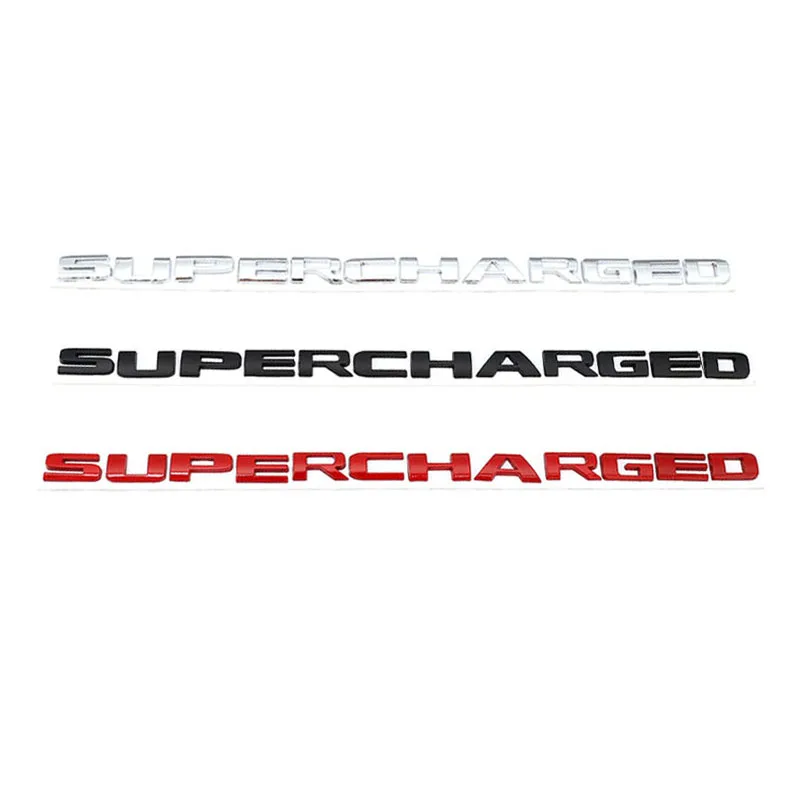 3D Metal Car Styling Supercharged Decals Emblem Badge Sticker For Jeep Wrangler Cherokee For Land Rover Auto Rear Back Trunk
3D Metal Car Styling Supercharged Decals Emblem Badge Sticker For Jeep Wrangler Cherokee For Land Rover Auto Rear Back Trunk