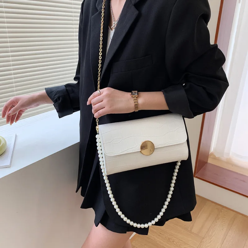 Women's Shoulder Bag Stone Top Bolsas Fashion Ladies PU Leather Simple Summer Evening Chain Female Crossbody Bags for Women
Women's Shoulder Bag Stone Top Bolsas Fashion Ladies PU Leather Simple Summer Evening Chain Female Crossbody Bags for Women