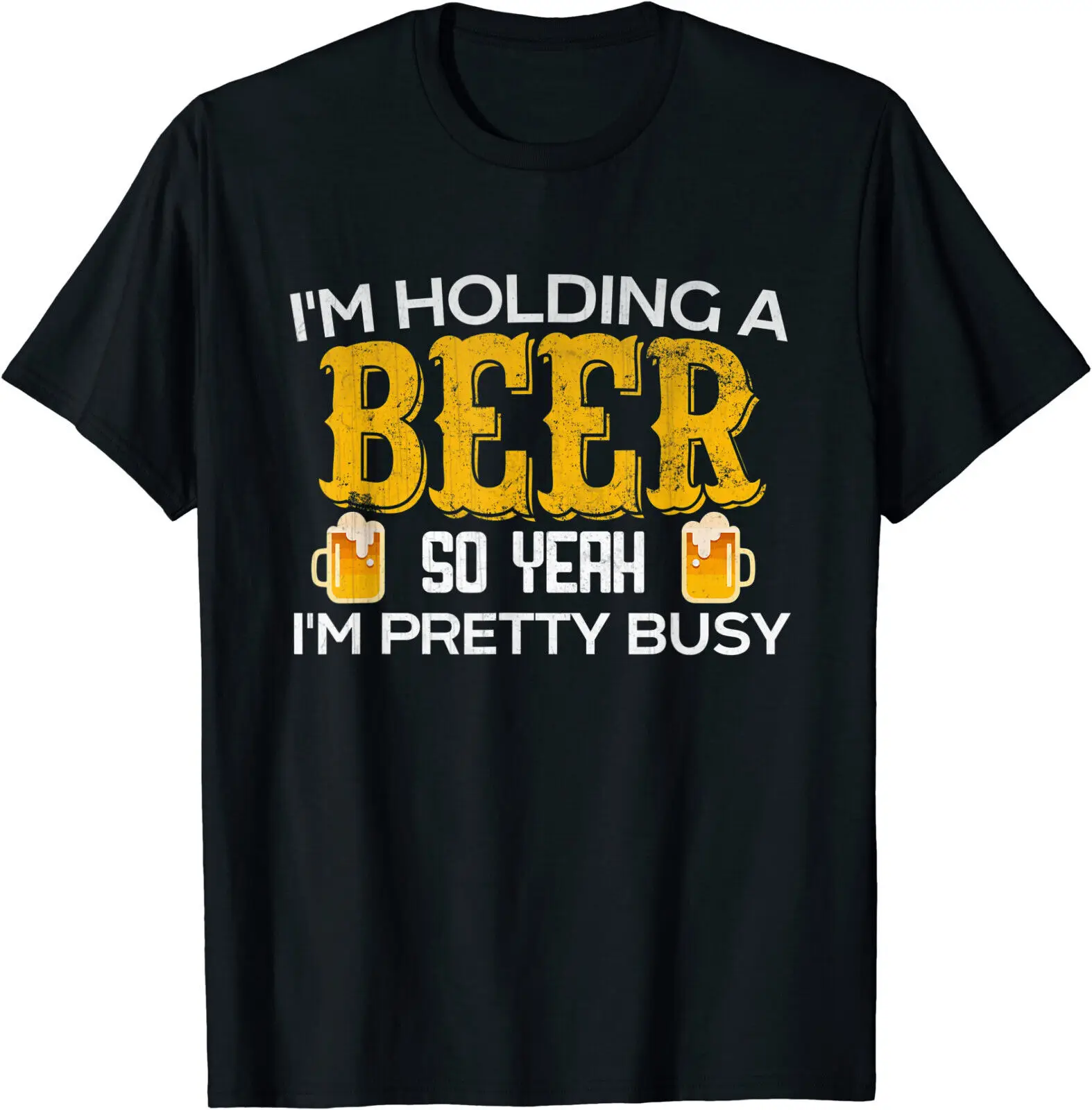 Забавная летняя футболка с надписью «Im hold A Beer So Yeah Im», повседневная Готическая Мужская футболка Ulzzang, унисекс, крутая Мужская футболка, модна...
Забавная летняя футболка с надписью «Im hold A Beer So Yeah Im», повседневная Готическая Мужская футболка Ulzzang, унисекс, крутая Мужская футболка, модна...