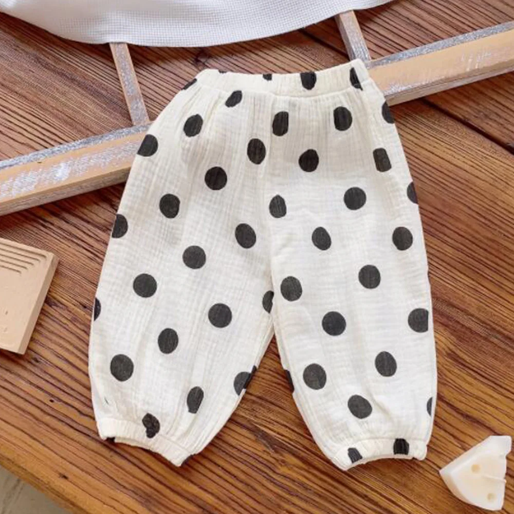 Kids Summer Pants For Girls Loose Dot Plaid Floral Thin Type Children Clothing Infant Boy Trousers High Quality
Kids Summer Pants For Girls Loose Dot Plaid Floral Thin Type Children Clothing Infant Boy Trousers High Quality