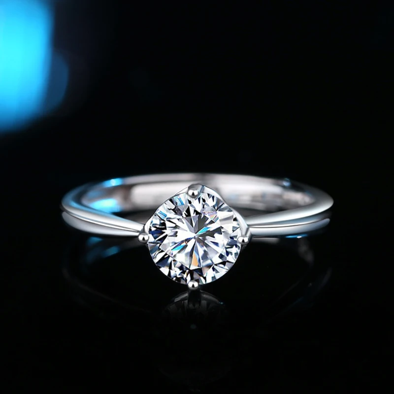 CYJ European Fine S925 Sterling Silver Simple Finger Ring Moissanite For Women Birthday Party Gift Jewelry
CYJ European Fine S925 Sterling Silver Simple Finger Ring Moissanite For Women Birthday Party Gift Jewelry