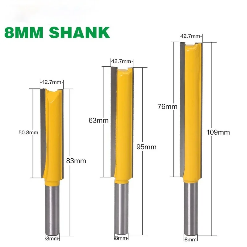 1pcs 8mm Shank Flush Trim Router Bit Pattern Bit Top Bottom Bearing 5/8" Blade Template Wood Milling Cutter Carpenter
1pcs 8mm Shank Flush Trim Router Bit Pattern Bit Top Bottom Bearing 5/8" Blade Template Wood Milling Cutter Carpenter