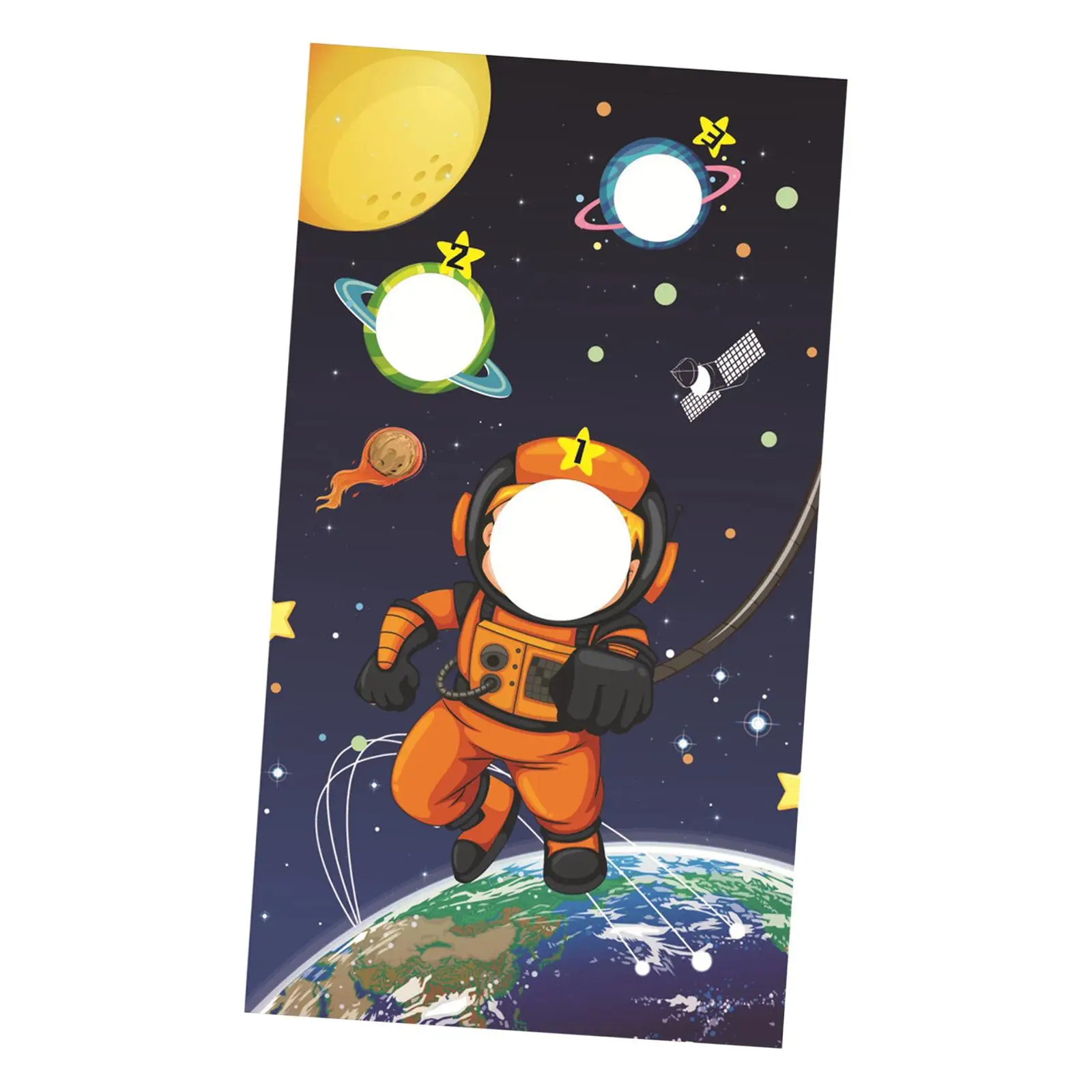 Spaceman Themed Toss Games Banner Fun Carnival game Supplies for Kids Adults Indoor Outdoor
Spaceman Themed Toss Games Banner Fun Carnival game Supplies for Kids Adults Indoor Outdoor