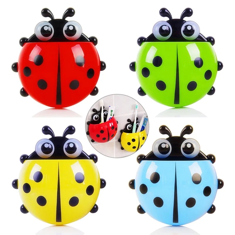 1pcs Lovely Animal Ladybird Wall Suction Cup Toothbrush Holder Bathroom Set ToothBrush Container Cup Hanging Container Organizer
1pcs Lovely Animal Ladybird Wall Suction Cup Toothbrush Holder Bathroom Set ToothBrush Container Cup Hanging Container Organizer