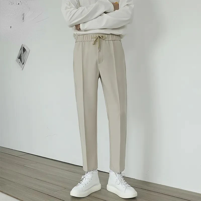 Korean Ice Silk Men'S Summer Fashion Brand Loose and Versatile Quick Dry Casual Pants Sports Solid Color Trousers Boy R117
Korean Ice Silk Men'S Summer Fashion Brand Loose and Versatile Quick Dry Casual Pants Sports Solid Color Trousers Boy R117