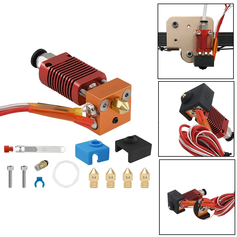 Upgrade the 3D Printer Extruder Hotend Assembly Type 40W, Suitable for 3D V2, 5Th, CR10 3D Printer
Upgrade the 3D Printer Extruder Hotend Assembly Type 40W, Suitable for 3D V2, 5Th, CR10 3D Printer