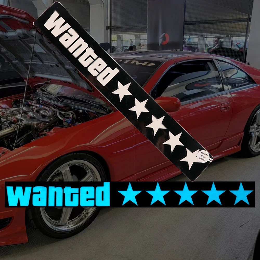 Wanted 5 Star JDM Car Windshield Glow Panel Electric Marker Lamp Blue LED Decoration Light Sticker Flashing Lights
Wanted 5 Star JDM Car Windshield Glow Panel Electric Marker Lamp Blue LED Decoration Light Sticker Flashing Lights