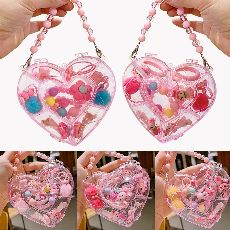 New Children's Jewelry Gift Box Set Little Girl Princess Necklace Bracelet Ring Hairpin Toys Girls Jewelry Accessories Gifts
New Children's Jewelry Gift Box Set Little Girl Princess Necklace Bracelet Ring Hairpin Toys Girls Jewelry Accessories Gifts