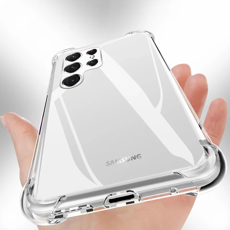 Clear Phone Case For Samsung Galaxy S22 S23 Ultra S21 S20 Fe S10 Plus A52 A52S A51 A53 A72 A71 A32 A12 Shockproof Silicone Cover
Clear Phone Case For Samsung Galaxy S22 S23 Ultra S21 S20 Fe S10 Plus A52 A52S A51 A53 A72 A71 A32 A12 Shockproof Silicone Cover
