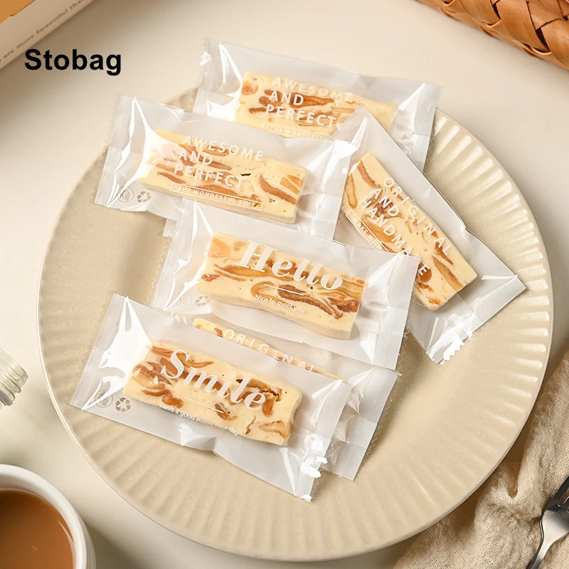 StoBag 100pcs Transparent White Letters Cookies Candy Chocolates Packaging Bag Machine Hot Sealed Baking Biscuit DIY Handmade
StoBag 100pcs Transparent White Letters Cookies Candy Chocolates Packaging Bag Machine Hot Sealed Baking Biscuit DIY Handmade