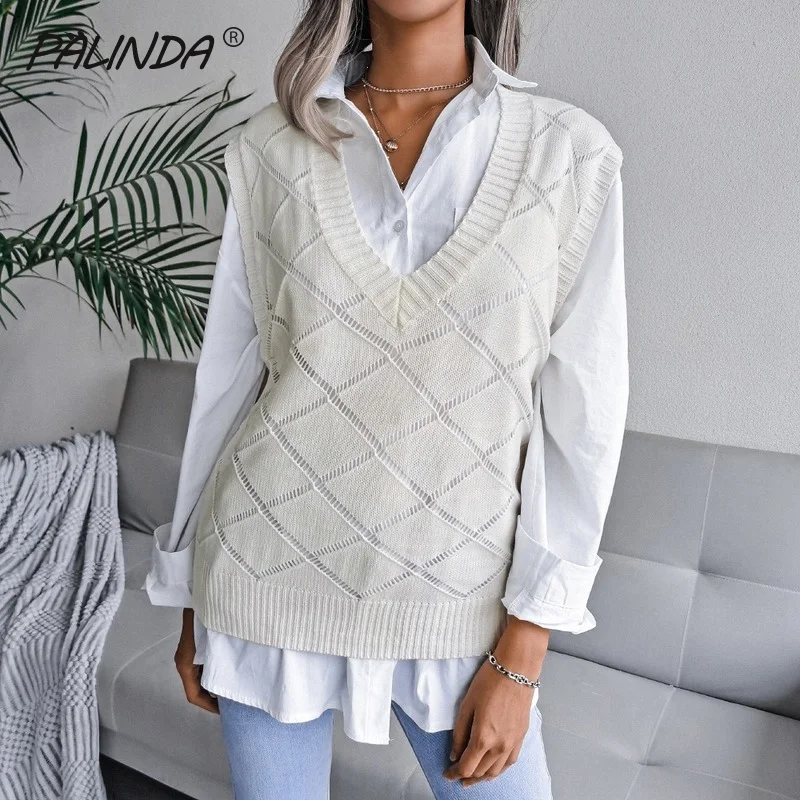 Khaki Autumn Sweaters Women Casual Knit Ribbed Pullovers Cute Vest Chic Lady Girls Knitted Jumpers Knitting Warm Sweater G1181
Khaki Autumn Sweaters Women Casual Knit Ribbed Pullovers Cute Vest Chic Lady Girls Knitted Jumpers Knitting Warm Sweater G1181
