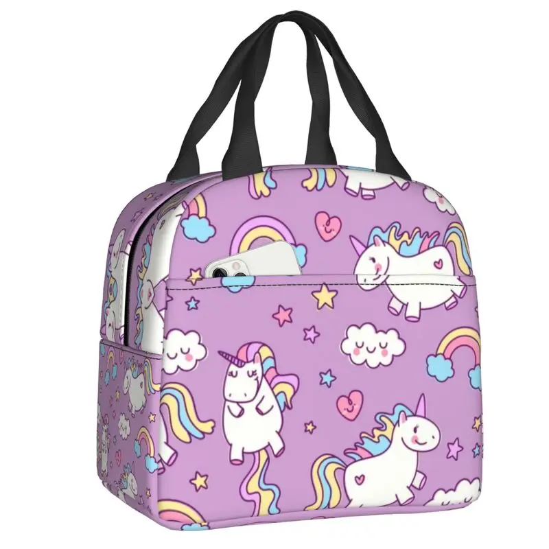 Custom Kawaii Cartoon Unicorn Lunch Bag Women Cooler Warm Insulated Lunch Boxes for Kids School
Custom Kawaii Cartoon Unicorn Lunch Bag Women Cooler Warm Insulated Lunch Boxes for Kids School