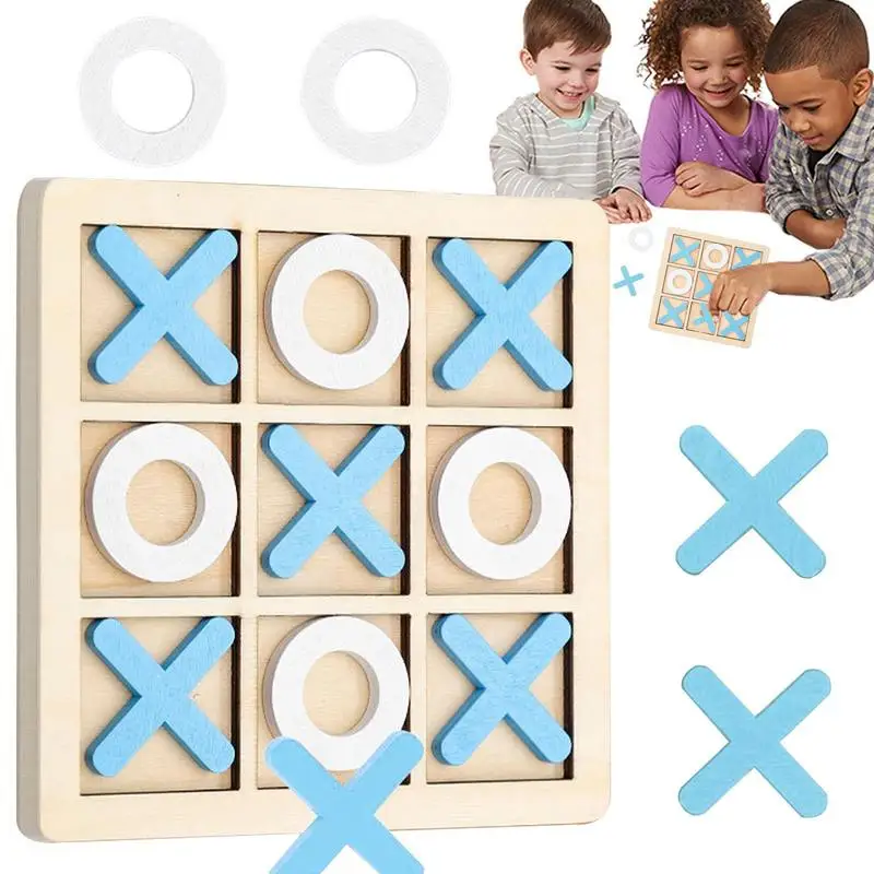 Kids Wooden OX Chess Tic-Tac-Toe Puzzle Developing Intelligent Educational Toys Indoor Outdoor Travel Camping Table Games
Kids Wooden OX Chess Tic-Tac-Toe Puzzle Developing Intelligent Educational Toys Indoor Outdoor Travel Camping Table Games
