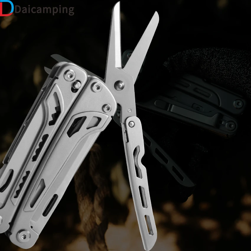 Daicamping DL5 EDC Tools Multifunctional Big Scissor Plier Camping Gear Blade Multitool Clip Army Swiss Folding Multi Knife
Daicamping DL5 EDC Tools Multifunctional Big Scissor Plier Camping Gear Blade Multitool Clip Army Swiss Folding Multi Knife