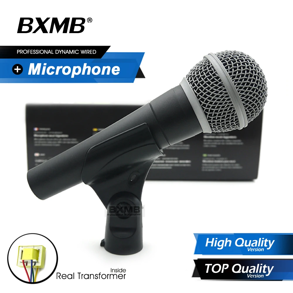 

58LC 58S высококачественный профессиональный SM динамический проводной микрофон с реальным трансформатором, производительность, вокал, караоке