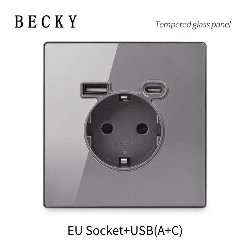 Стеклянная квадратная панель переключателей 16A
Стеклянная квадратная панель переключателей 16A