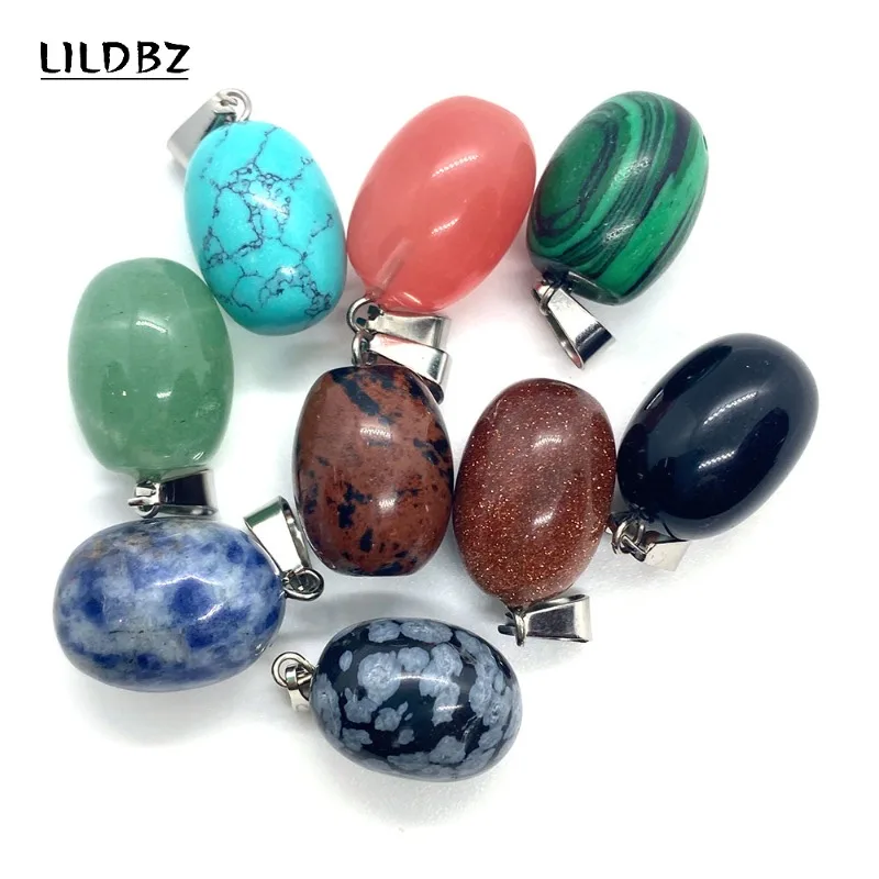 Wholesale Natural Stone Egg-shaped Necklace Pendant 12x22mm Tiger Eye Stone Lapis Lazuli Pendant DIY Bracelet Earring Accessory
Wholesale Natural Stone Egg-shaped Necklace Pendant 12x22mm Tiger Eye Stone Lapis Lazuli Pendant DIY Bracelet Earring Accessory