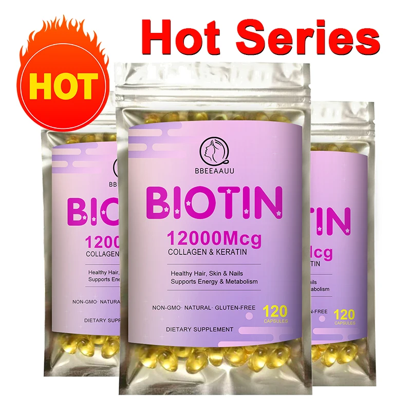 Biotin for Hair Growth Hair Regrowth Serum Capsules Hair Thinning Treatment Hair Growth Anti-Hair Loss for Adult Beauty &Health
Biotin for Hair Growth Hair Regrowth Serum Capsules Hair Thinning Treatment Hair Growth Anti-Hair Loss for Adult Beauty &Health