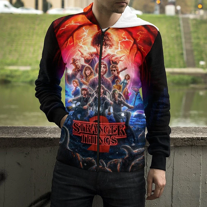 Spring Stranger Things 3D Print Streetwear Zip Up Hoodie Men Women Casual Long Sleeve Cool Boy Girl Cartoon Fashion Zip Hoodie
Spring Stranger Things 3D Print Streetwear Zip Up Hoodie Men Women Casual Long Sleeve Cool Boy Girl Cartoon Fashion Zip Hoodie