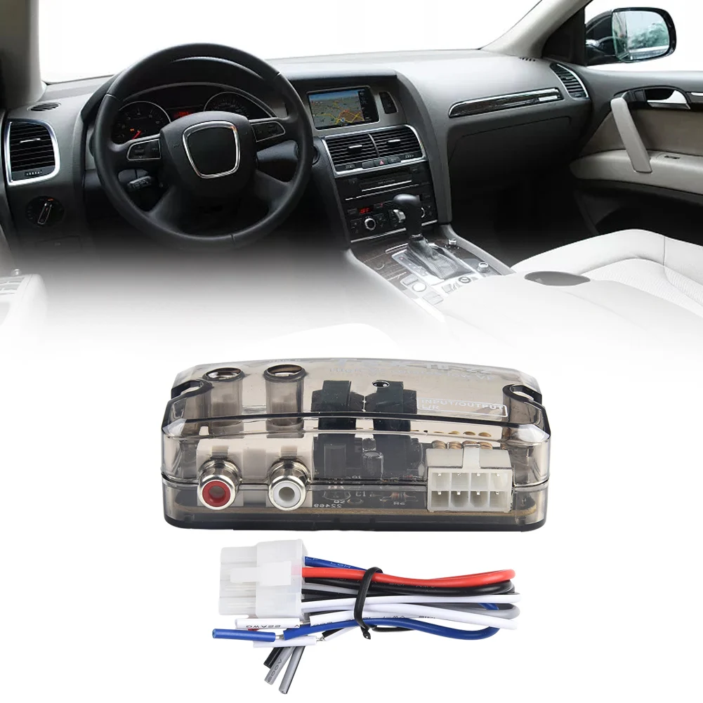 Adapter Car Converter 12V RCA Stereo Audio Converter Auto Car Converter Adapter New Arrival Speaker Level Converter
Adapter Car Converter 12V RCA Stereo Audio Converter Auto Car Converter Adapter New Arrival Speaker Level Converter