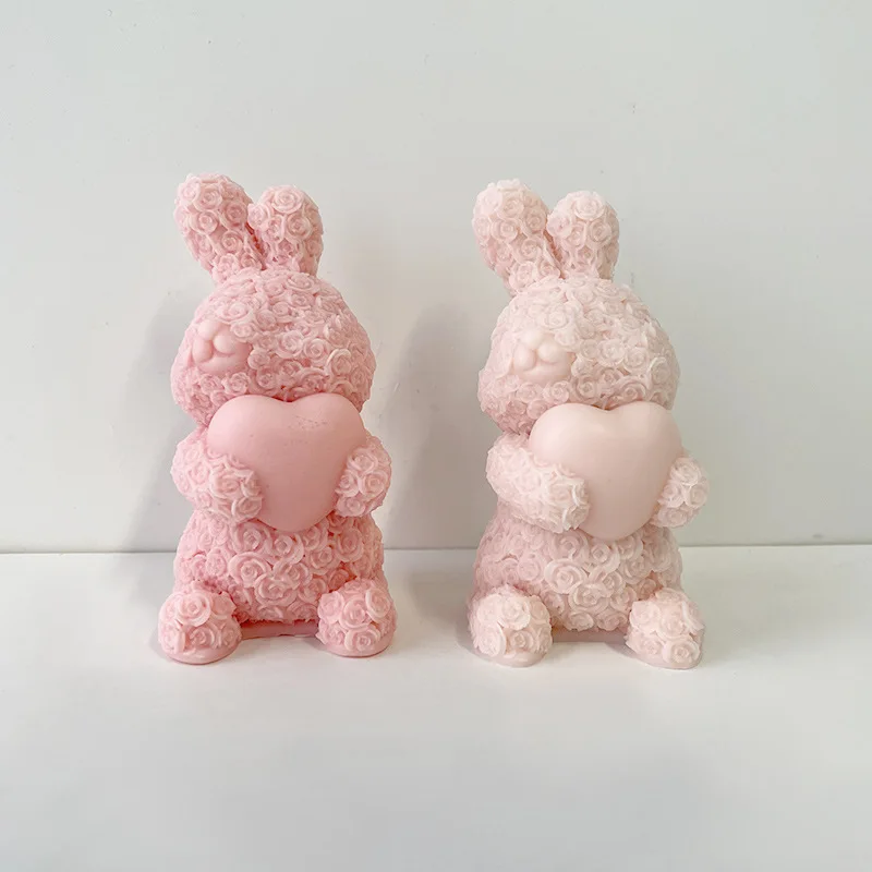 New Valentine's Day Rose Rabbit Candle Silicone Mold DIY Handmade Aromatherapy Plaster Mold Home Decoration Making Tools
New Valentine's Day Rose Rabbit Candle Silicone Mold DIY Handmade Aromatherapy Plaster Mold Home Decoration Making Tools