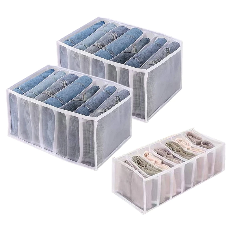 3Pcs Wardrobe Clothes Organizer,Mesh Foldable Drawer Organizers For Clothing,Washable Organizer For Folded Clothes
3Pcs Wardrobe Clothes Organizer,Mesh Foldable Drawer Organizers For Clothing,Washable Organizer For Folded Clothes