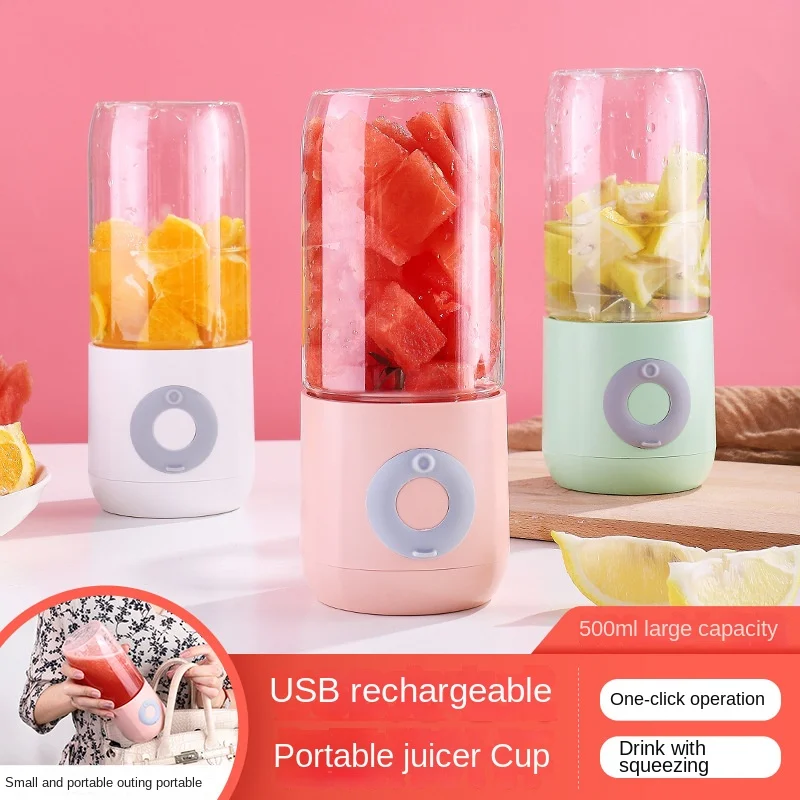 500ml Mini Handheld USB Juicer Bottle Portable Electric Fruit Citrus Lemon Juicer Blender Squeezer Machine Food Processor Cup
500ml Mini Handheld USB Juicer Bottle Portable Electric Fruit Citrus Lemon Juicer Blender Squeezer Machine Food Processor Cup