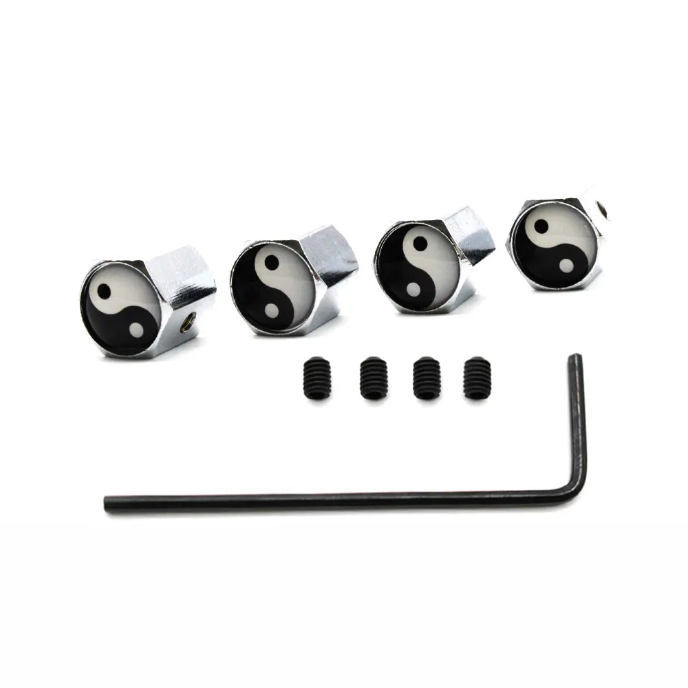 DSYCAR 1 комплект, автомобильный Стайлинг, цинковый сплав, противоугонные колпачки в стиле тай-чи, колпачки для клапанов автомобильных шин, колпачки для колес, шток шины, воздушные крышки, герметичные крышки
DSYCAR 1 комплект, автомобильный Стайлинг, цинковый сплав, противоугонные колпачки в стиле тай-чи, колпачки для клапанов автомобильных шин, колпачки для колес, шток шины, воздушные крышки, герметичные крышки