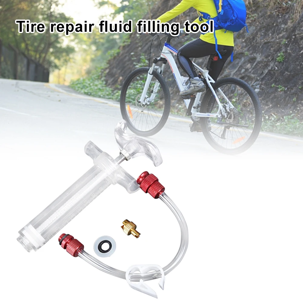 Tubeless Tyre Sealant Mountain Bike Injector ABS Pro Road Bicycle Tire Liquid Syringe Repairing Tools Cycling Maintenance Tool
Tubeless Tyre Sealant Mountain Bike Injector ABS Pro Road Bicycle Tire Liquid Syringe Repairing Tools Cycling Maintenance Tool