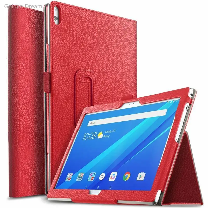

Case for Lenovo Tab 4 10 Plus TB-X704F X704L X704 PU Leather Tablet Cover Stand Capa for Lenovo TAB4 10" TB-X304F/L Flip