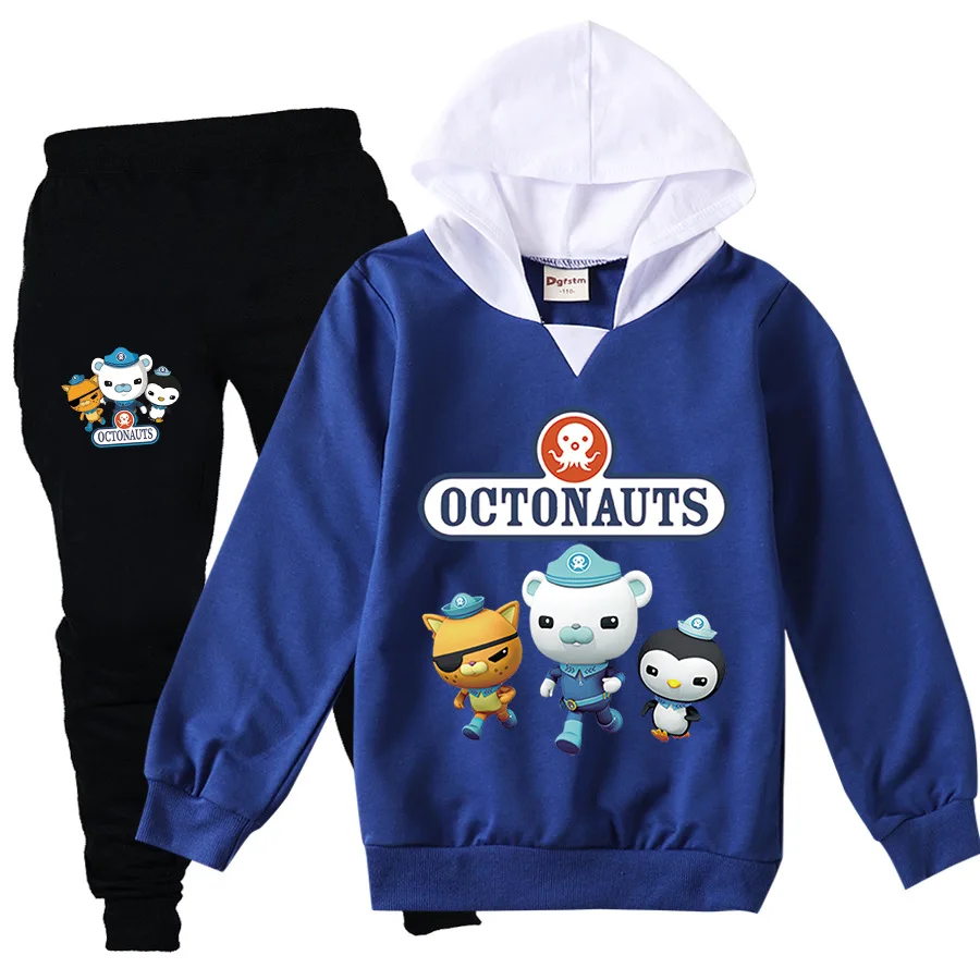 OCTONAUTS New Kids Baby Tracksuit Cotton Girls Outfits Teenage Boys Spring Fall Hooded T Shirt Pants Suit Clothes Student Tees
OCTONAUTS New Kids Baby Tracksuit Cotton Girls Outfits Teenage Boys Spring Fall Hooded T Shirt Pants Suit Clothes Student Tees