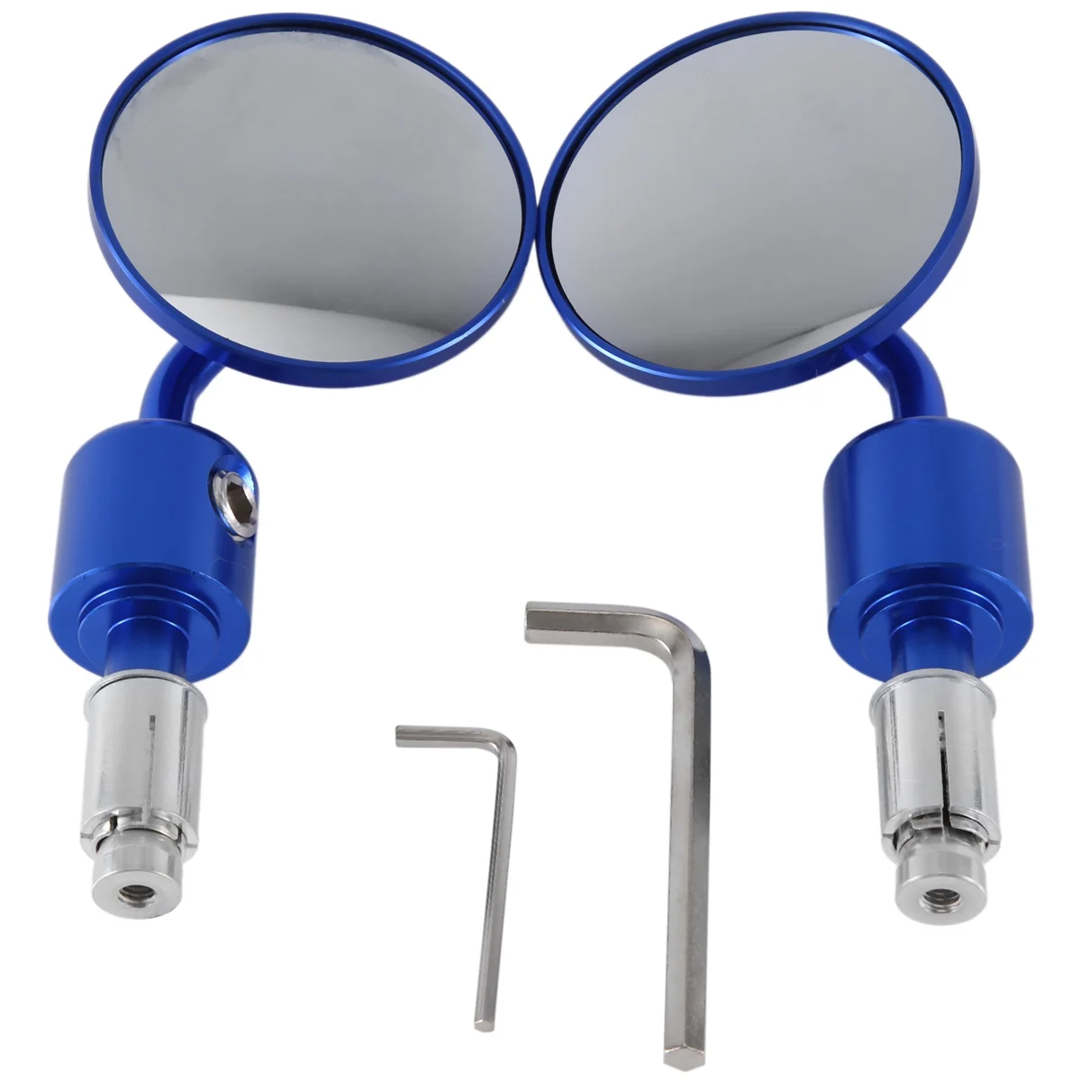 Motorcycle Rearview Mirror Reflector Universal Handle Mirror Rear Mirror,Blue
Motorcycle Rearview Mirror Reflector Universal Handle Mirror Rear Mirror,Blue