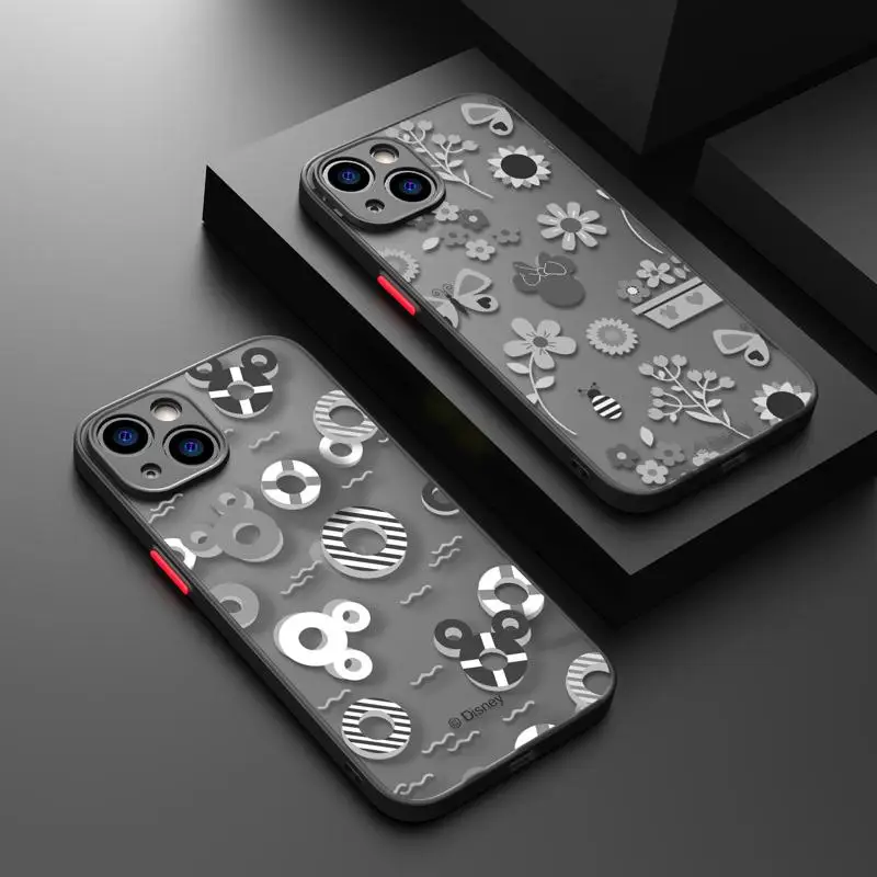 Matte Phone Shell For iPhone 11 Case For iPhone 14 13 12 Pro Max Mini X XR Xs 8 6 7 Plus Bumper Cover Mickey Minnie Logo
Matte Phone Shell For iPhone 11 Case For iPhone 14 13 12 Pro Max Mini X XR Xs 8 6 7 Plus Bumper Cover Mickey Minnie Logo