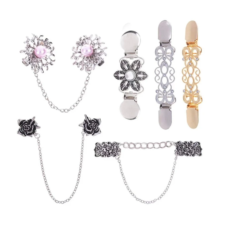 Винтажные зажимы для свитеров и шальных шальков, клипсы для платьев и рубашек, одежда для броши для женщин и девушек
Винтажные зажимы для свитеров и шальных шальков, клипсы для платьев и рубашек, одежда для броши для женщин и девушек