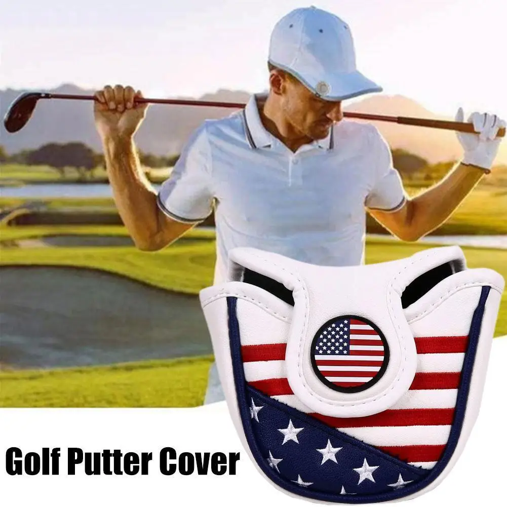 Golf Putter Head Cover Magnetic Mallet Blade Headcover All Eagle Magnet Star Fit Stripes Putters Design, USA Flag Closure B8Y9
Golf Putter Head Cover Magnetic Mallet Blade Headcover All Eagle Magnet Star Fit Stripes Putters Design, USA Flag Closure B8Y9