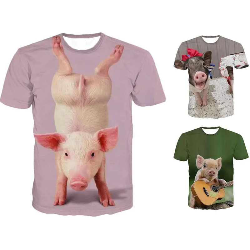 2022 Summer New Men's T-shirt for Men Pig Hippie Casual 3d Printed T Shirt Animal Funny Oversized Unisex Shirt Cute Clothing Hot
2022 Summer New Men's T-shirt for Men Pig Hippie Casual 3d Printed T Shirt Animal Funny Oversized Unisex Shirt Cute Clothing Hot