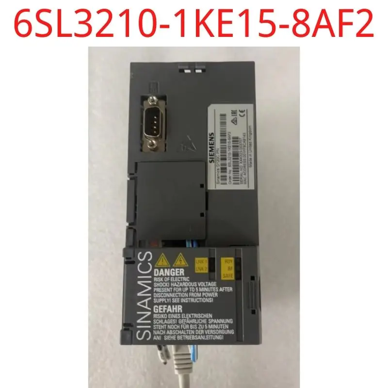 

used Siemens test ok real 6SL3210-1KE15-8AF2 SINAMICS G120C RATED POWER 2,2KW WITH 150% OVERLOAD FOR 3 SEC 3AC380-480V +10/-20%