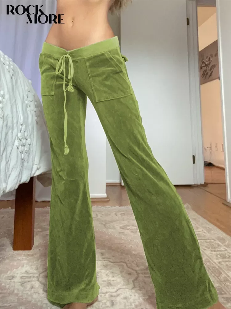 Rockmore Velvet Wide Leg Pants Women Baggy Sweatpants Joggers Streetwear Harajuku Solid Fairy Grunge Trousers Capris Autumn
Rockmore Velvet Wide Leg Pants Women Baggy Sweatpants Joggers Streetwear Harajuku Solid Fairy Grunge Trousers Capris Autumn