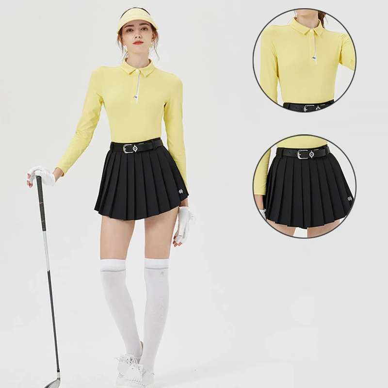 Blktee Женская дышащая рубашка для гольфа с длинным рукавом Топ поло женская облегающая плиссированная юбка с высокой талией юбки для гольфа элегантные спортивные костюмы
Blktee Женская дышащая рубашка для гольфа с длинным рукавом Топ поло женская облегающая плиссированная юбка с высокой талией юбки для гольфа элегантные спортивные костюмы