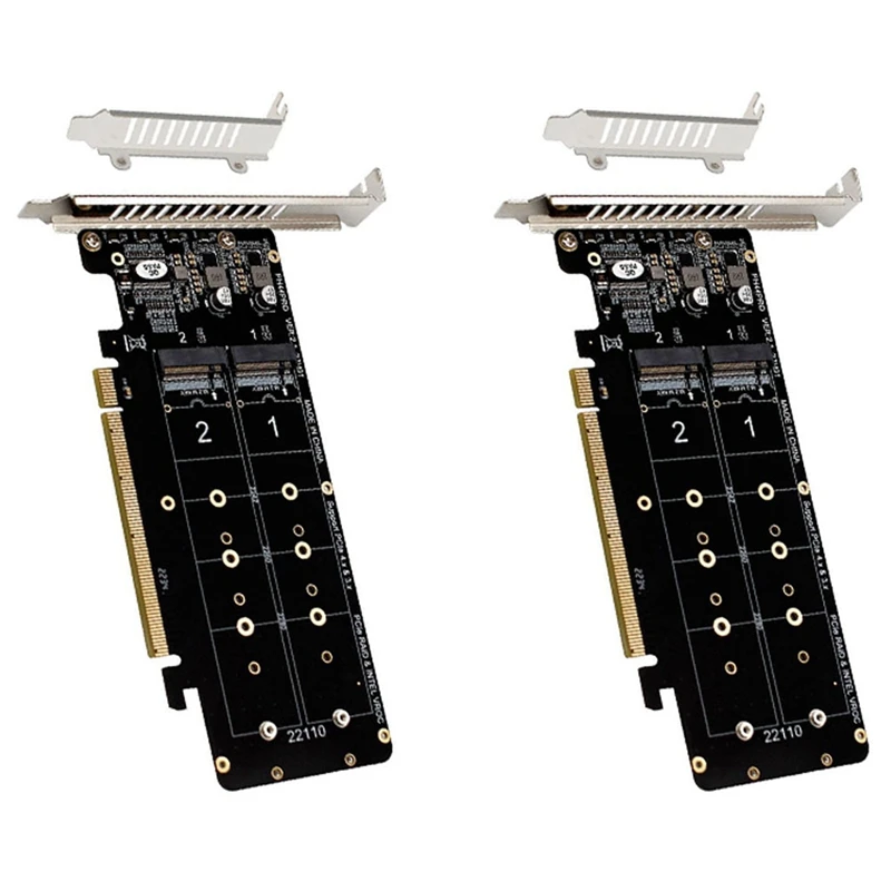 2X Double-Sided 4-Disk NVME RAID Card Pciex16 To M.2 M-Key Nvmex4ssd 2U Server RAID Array Expansion Adapter Split Card
2X Double-Sided 4-Disk NVME RAID Card Pciex16 To M.2 M-Key Nvmex4ssd 2U Server RAID Array Expansion Adapter Split Card
