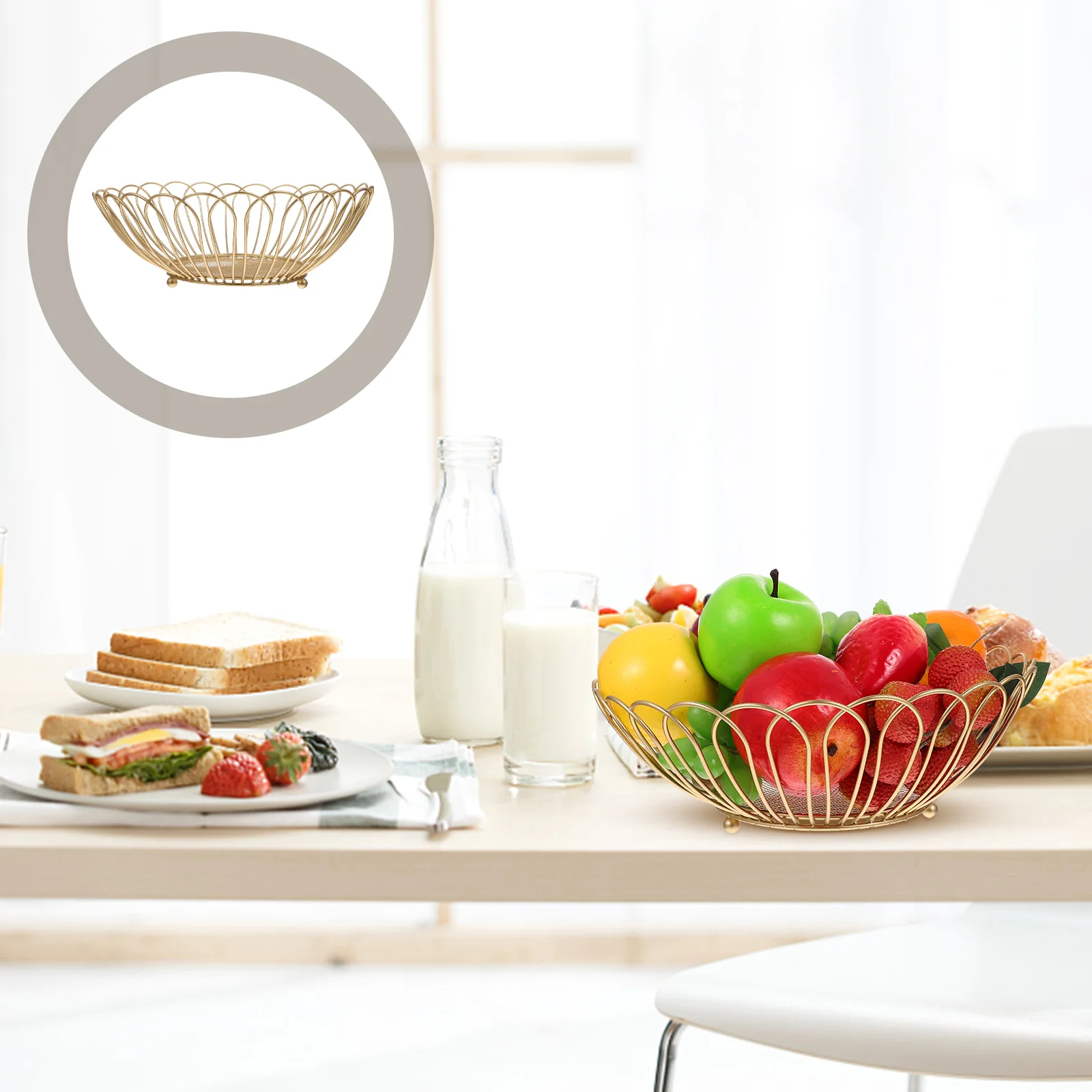 Fruit Basket Storage Bowl Wire Tray Iron Holder Vegetable Serving Basketsmetal Plate Centerpiece Organizer Desktop Display Snack
Fruit Basket Storage Bowl Wire Tray Iron Holder Vegetable Serving Basketsmetal Plate Centerpiece Organizer Desktop Display Snack